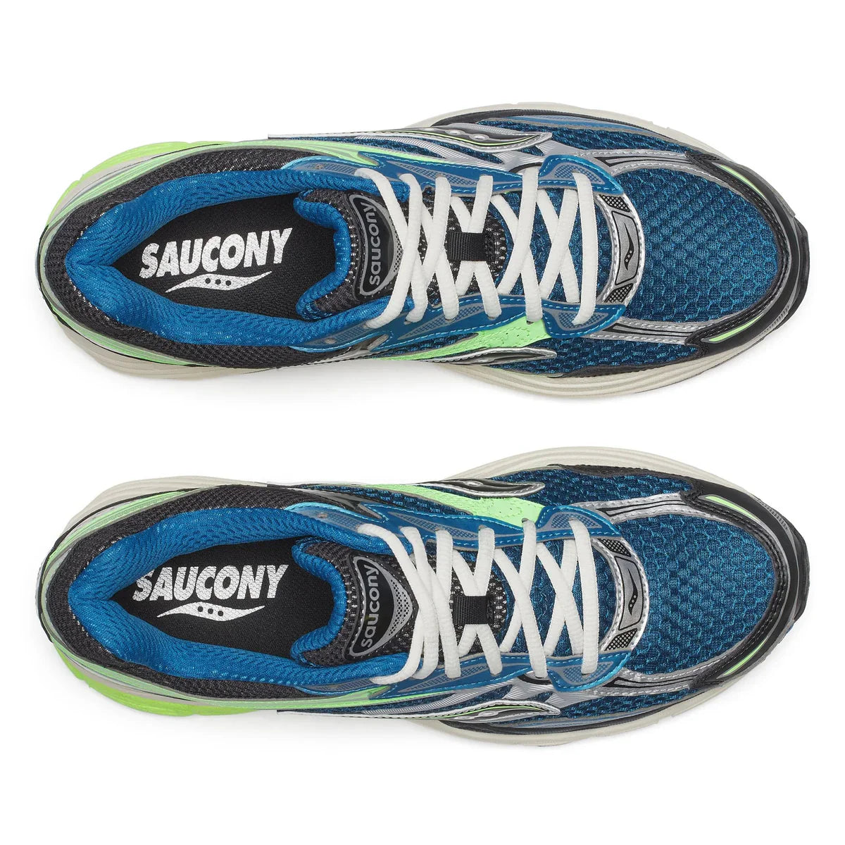Saucony ProGrid Omni 9 Bleu Vert - semelle ProGrid