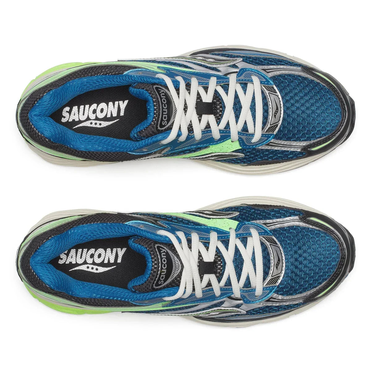 Saucony ProGrid Omni 9 Bleu Vert - semelle ProGrid