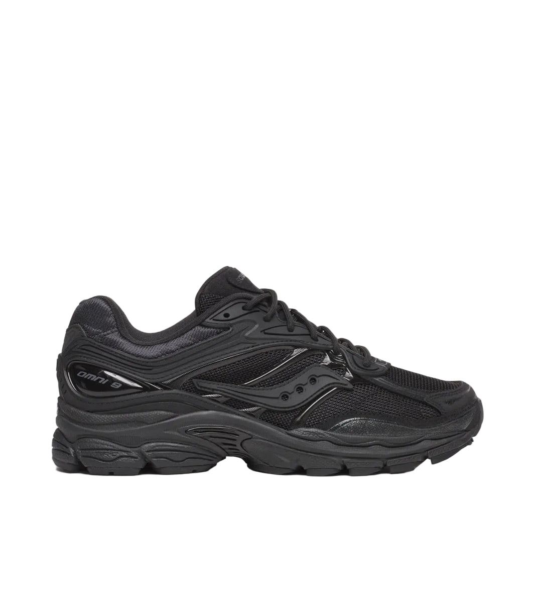 Saucony ProGrid Omni 9 Black - sneaker all-black rétro running