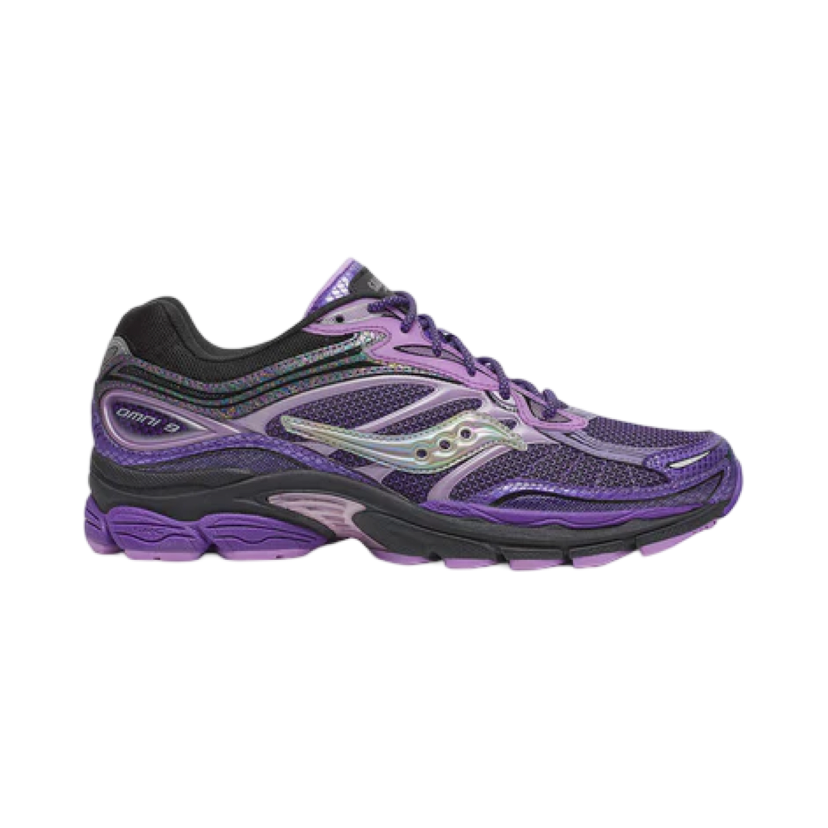 Saucony ProGrid Omni 9 Violet - sneaker rétro running coloris violet