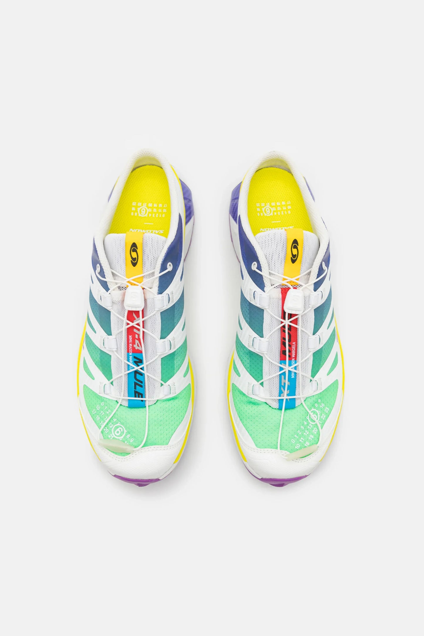 Saucony x Minted Multicolore - vue de face palette vibrante