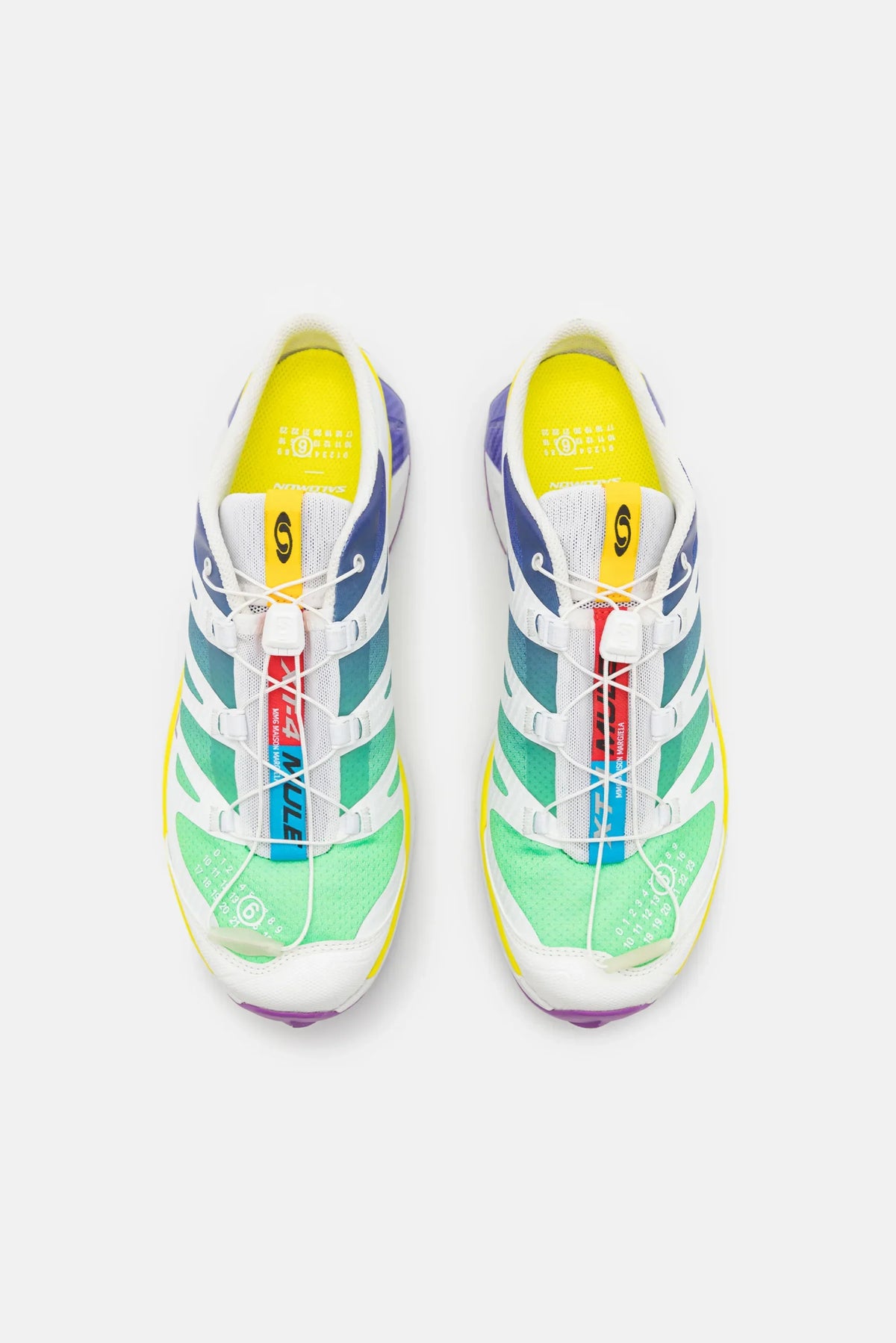 Saucony x Minted Multicolore - vue de face palette vibrante
